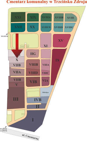 Brak mapy sektorowej