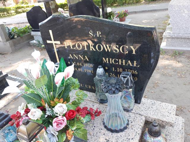 Grób ANNA PŁOTKOWSKA