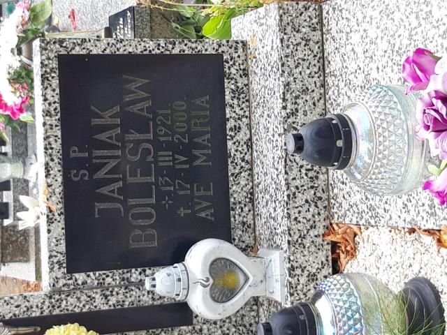 Grób BOLESŁAW JANIAK
