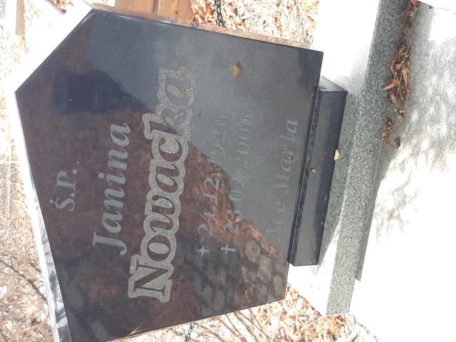 Grób JANINA NOWACKA 
