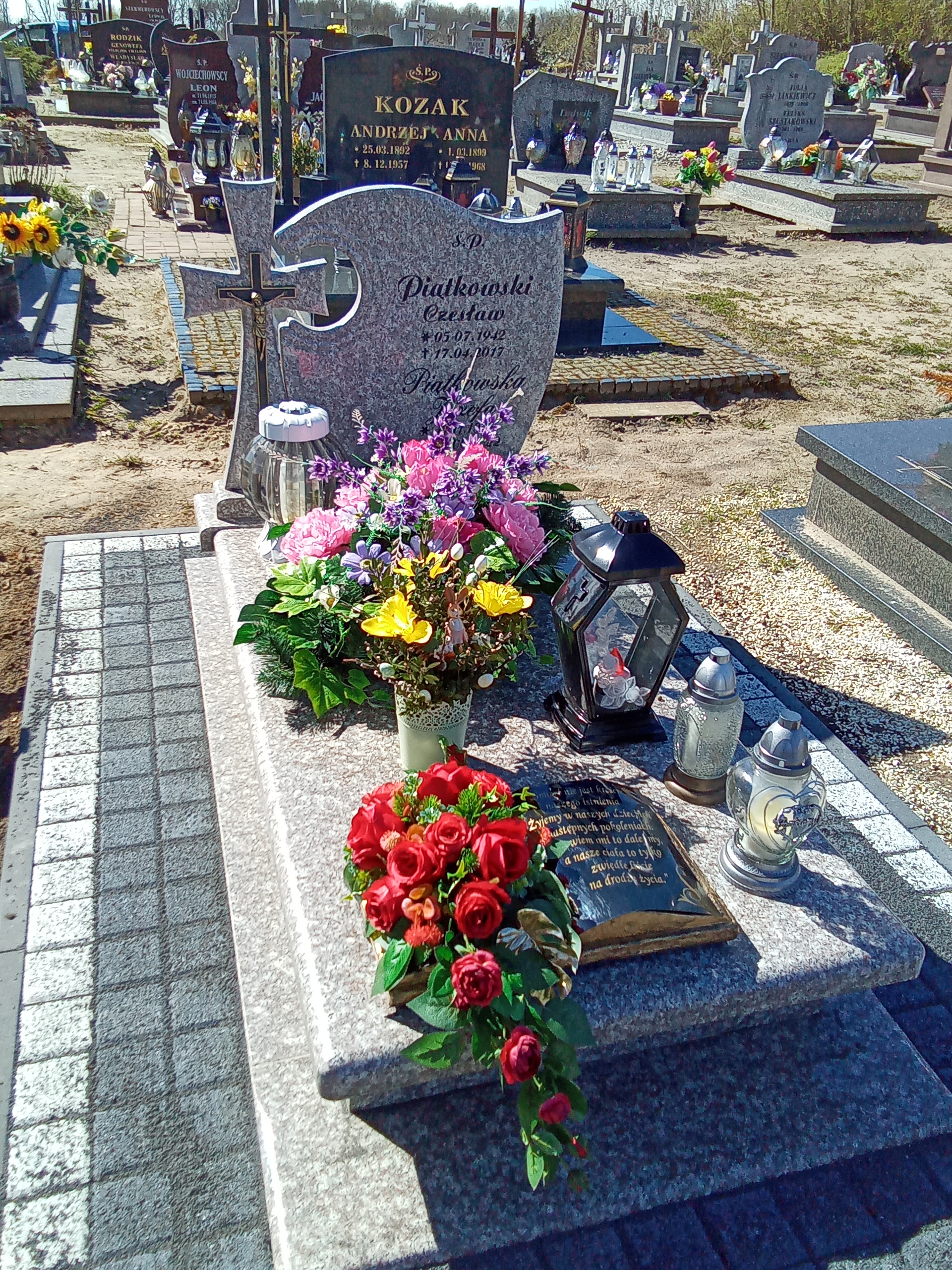 Grób CZESŁAW PIĄTKOWSKI