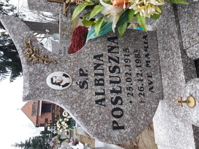 Grób ALBINA POSŁUSZNA
