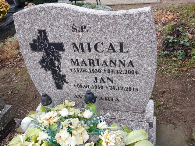 Grób JAN MICAŁ