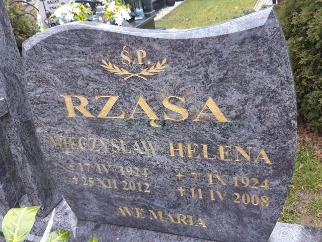 Grób MIECZYSŁAW RZĄSA