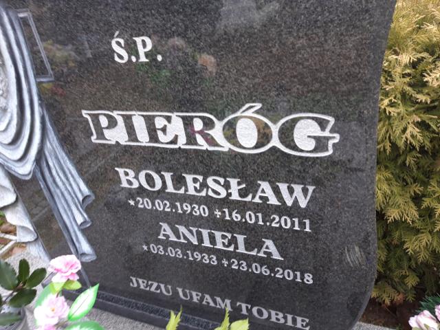 Grób ANIELA PIERÓG