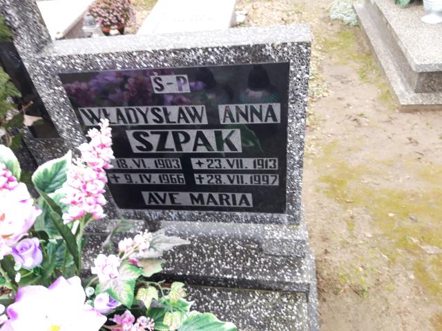 Grób ANNA SZPAK