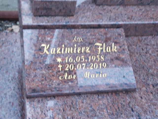 Grób KAZIMIERZ FLAK